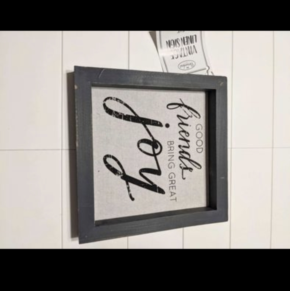 Friends Linen Sign